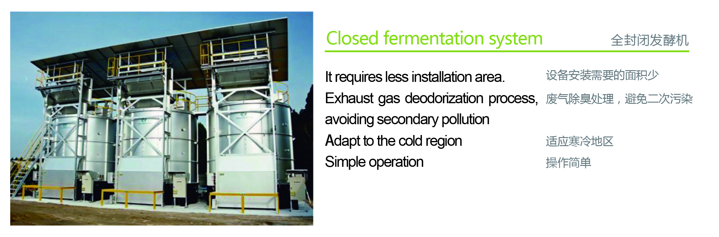 Closed Fermentation System Equipment and Facilities Beijing